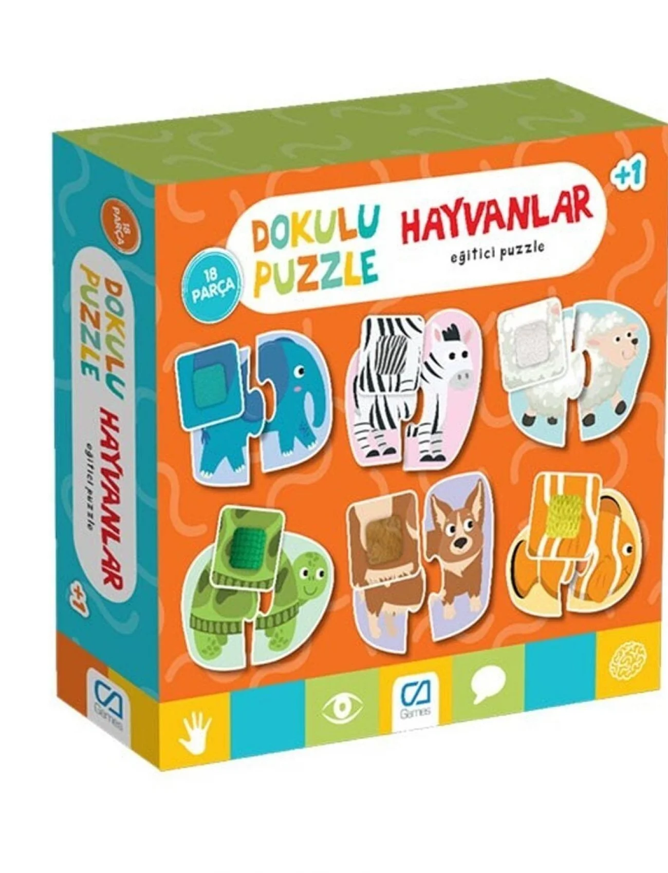 CA.5126 DOKULU PUZZLE HAYVANLAR