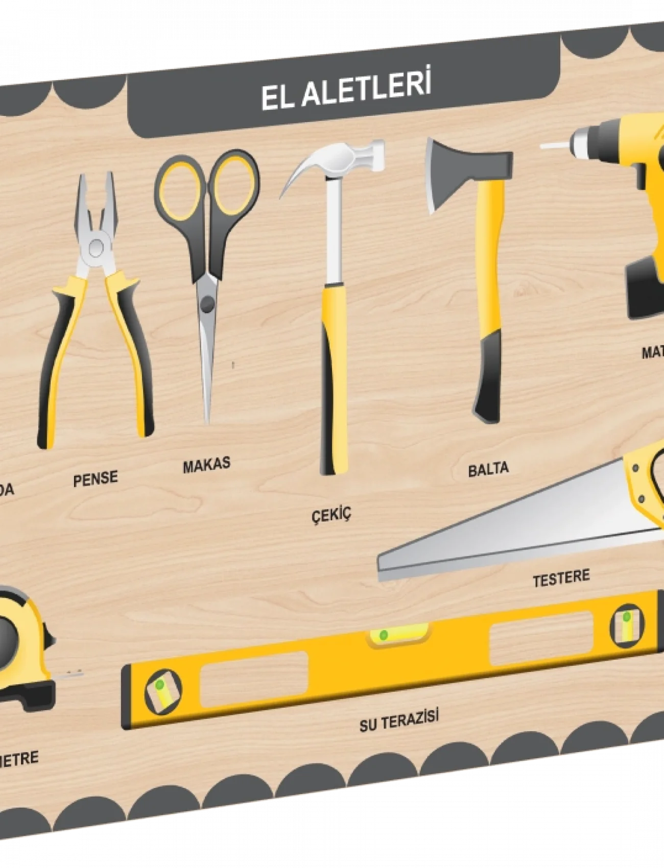 CAAHS-3210 CA GAMES AHŞAP EL ALETLERİ BUL-TAK