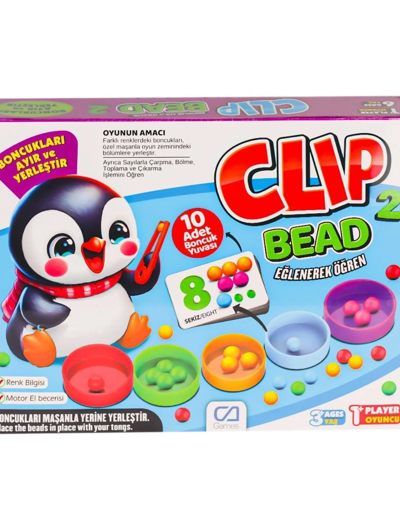 CAPLS-5286 Clip Bead Kutu Oyunu -CA Games