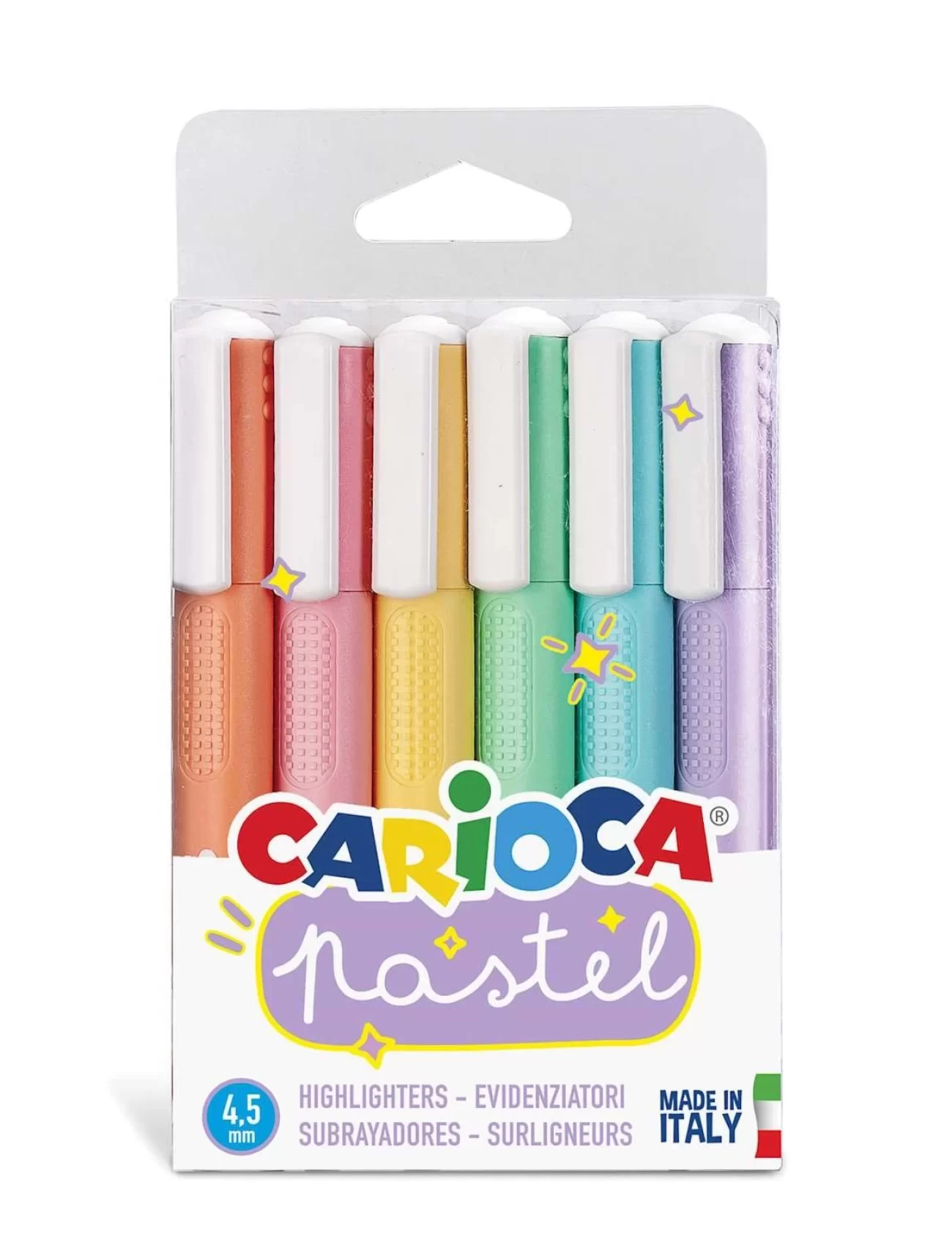 Carioca Pastel Renkler İşaretleme Kalemi 6Lı