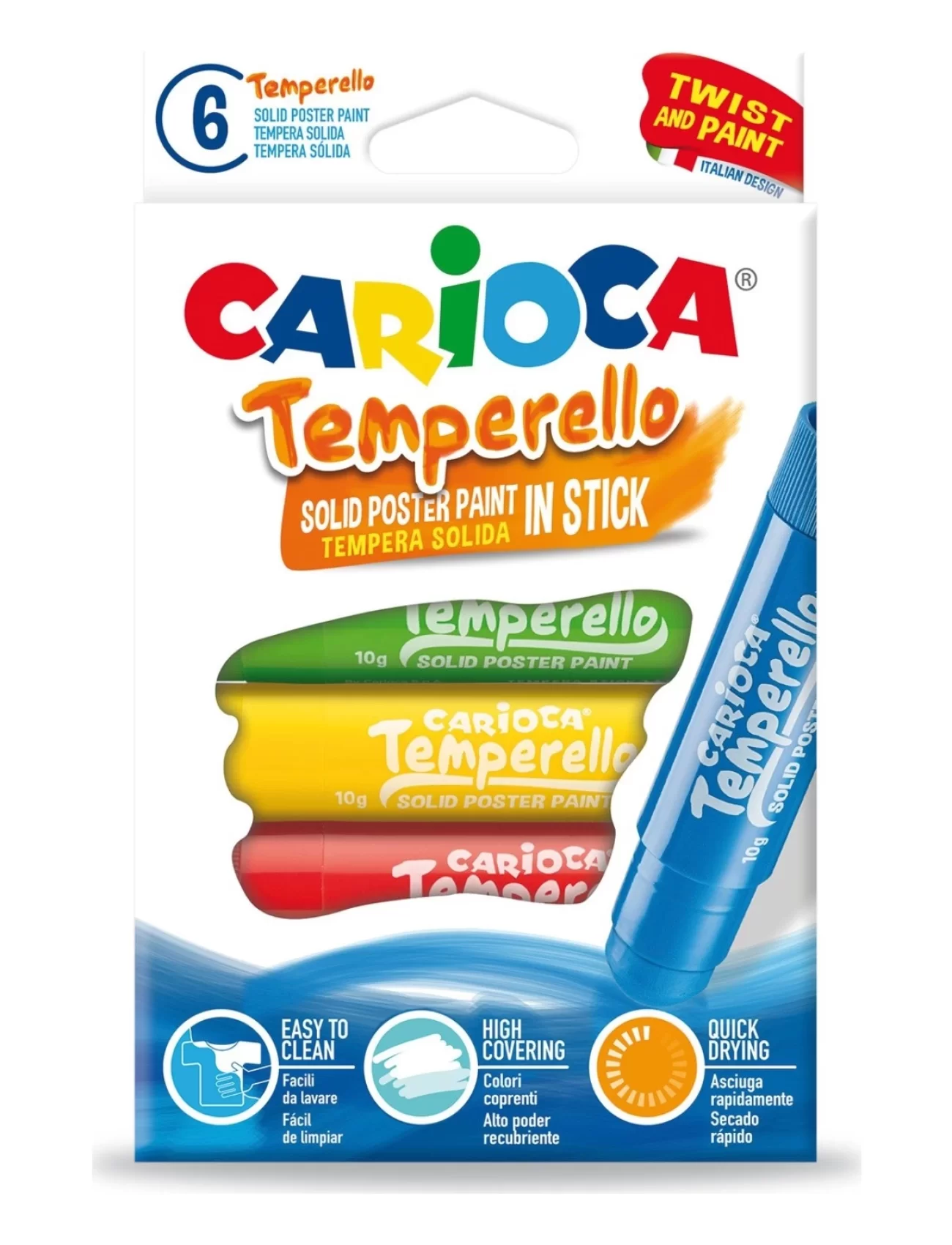 Carioca Temperello Stick Poster Boya Kalemi 6Lı