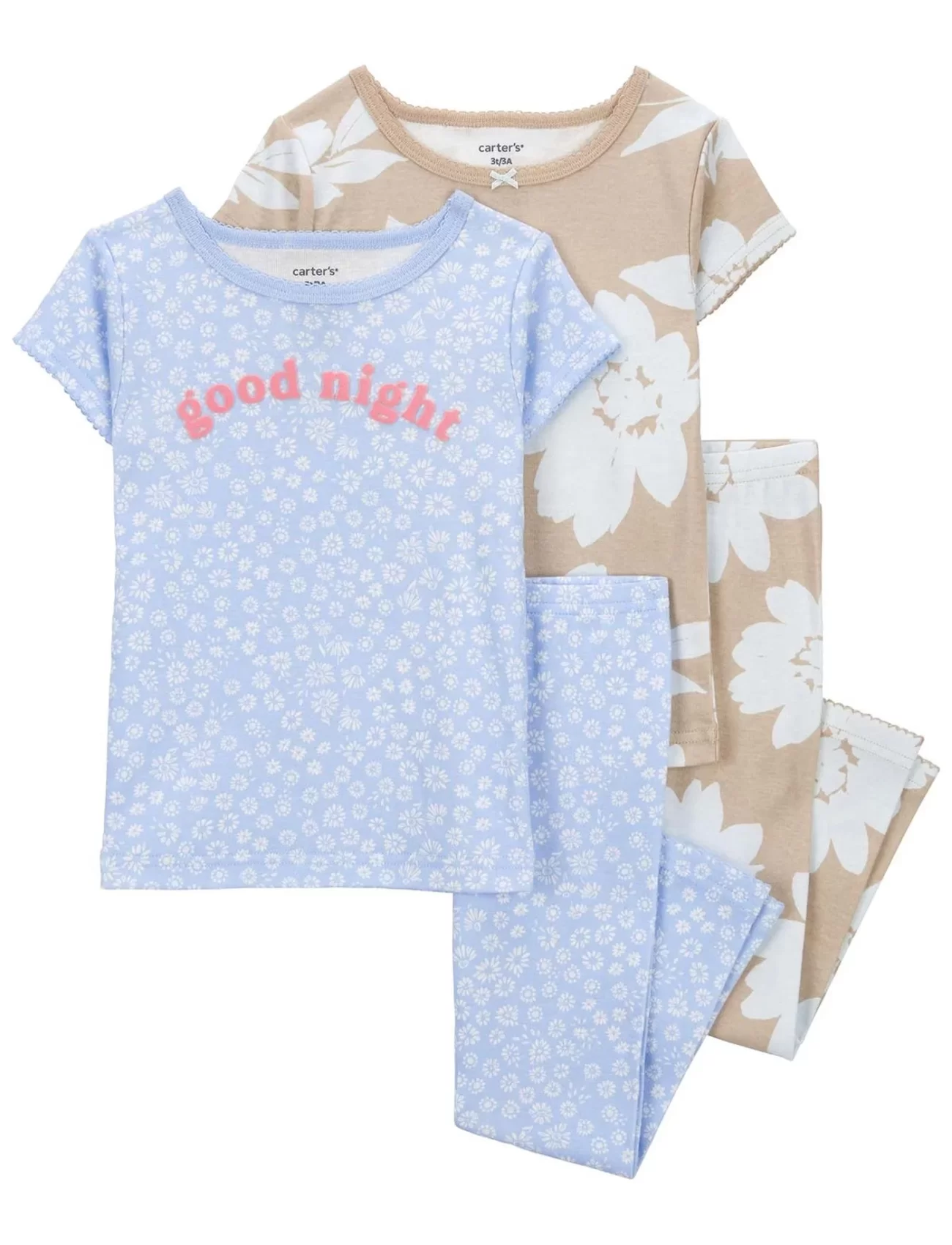 Carters Kız Bebek Pijama Set 1Q514110 Karışık Renkli