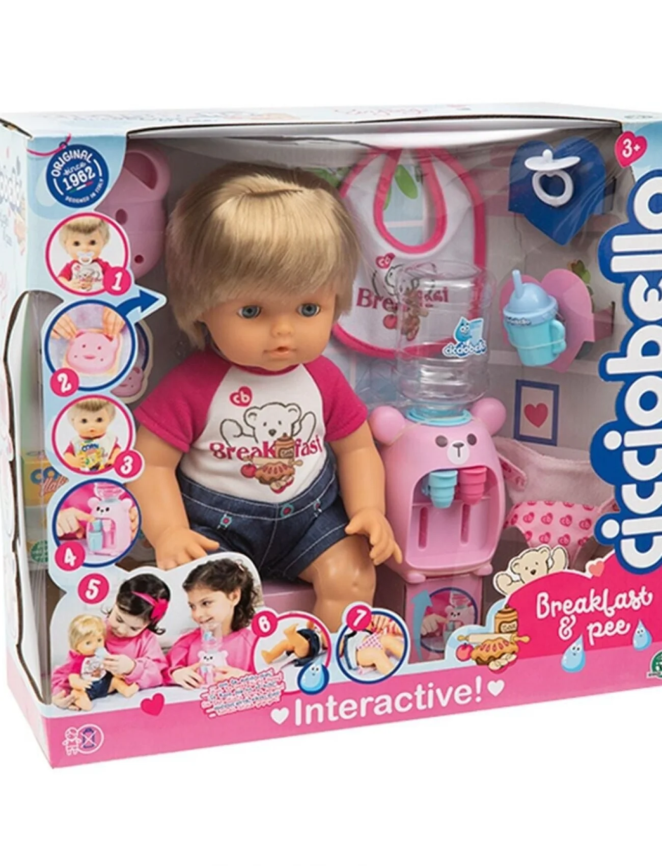 CCBJ3000 Cicciobello Günaydın Çiş ve Kahvaltı Zamanı Bebek