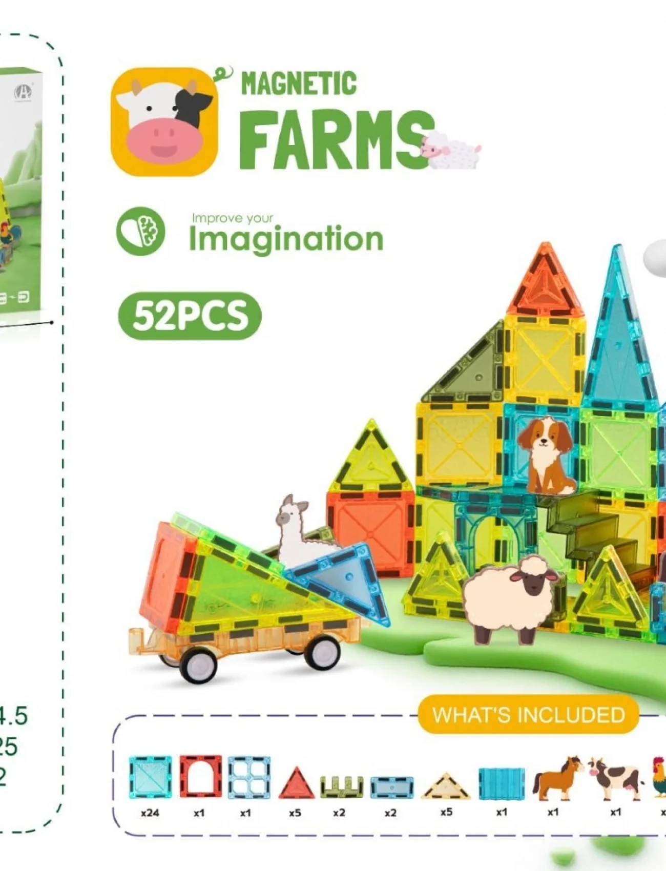 CH1508 5.5CM Magnetic Blok 52 PCS