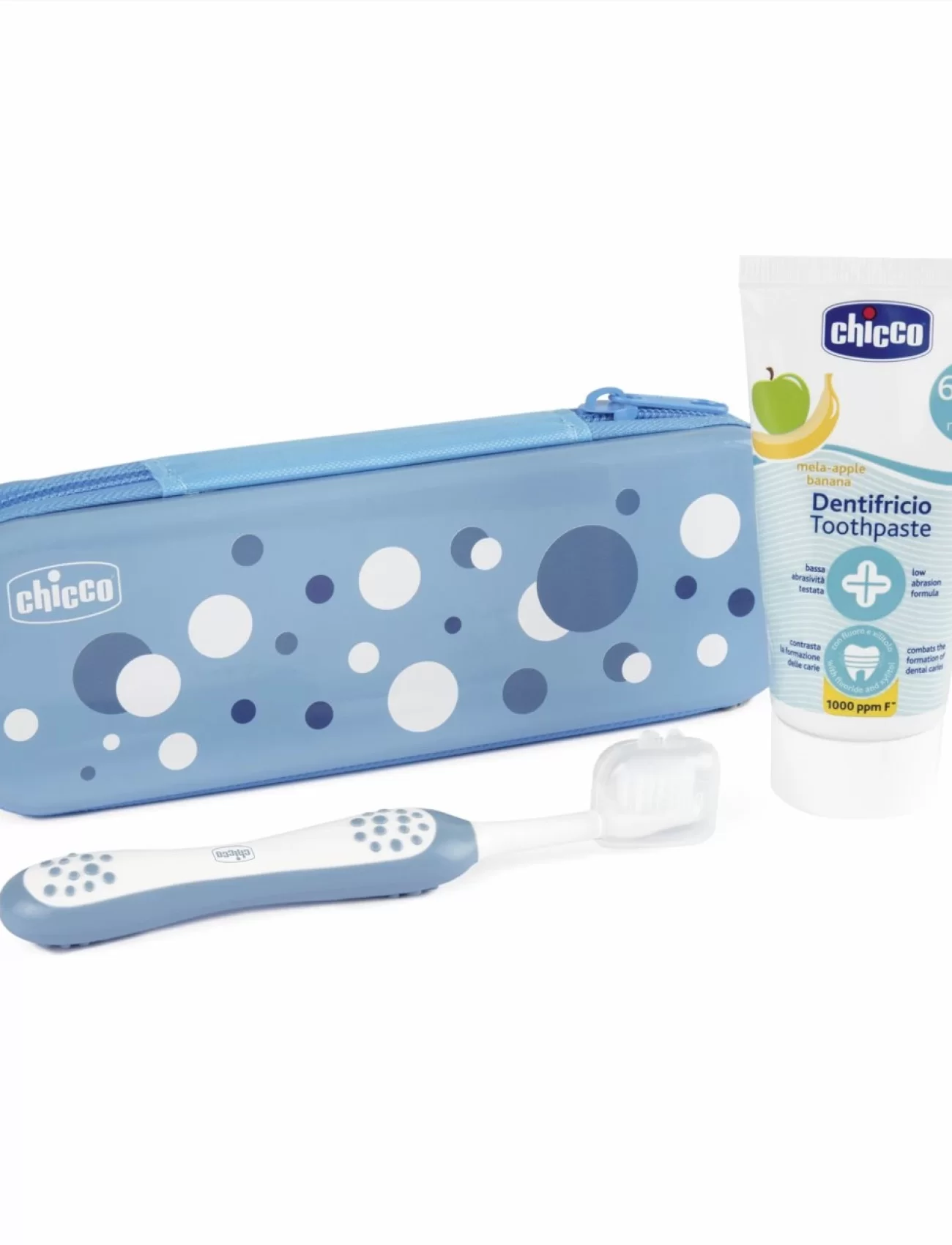 Chicco Diş Fırçası Seti 6+ Ay Blue