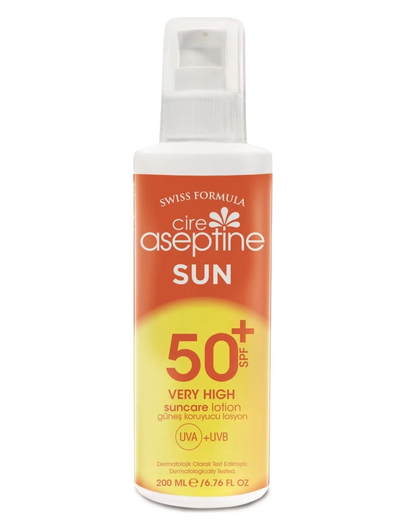 Cire Aseptine Sun Güneş Koruyucu Losyon 50 Spf 200ml