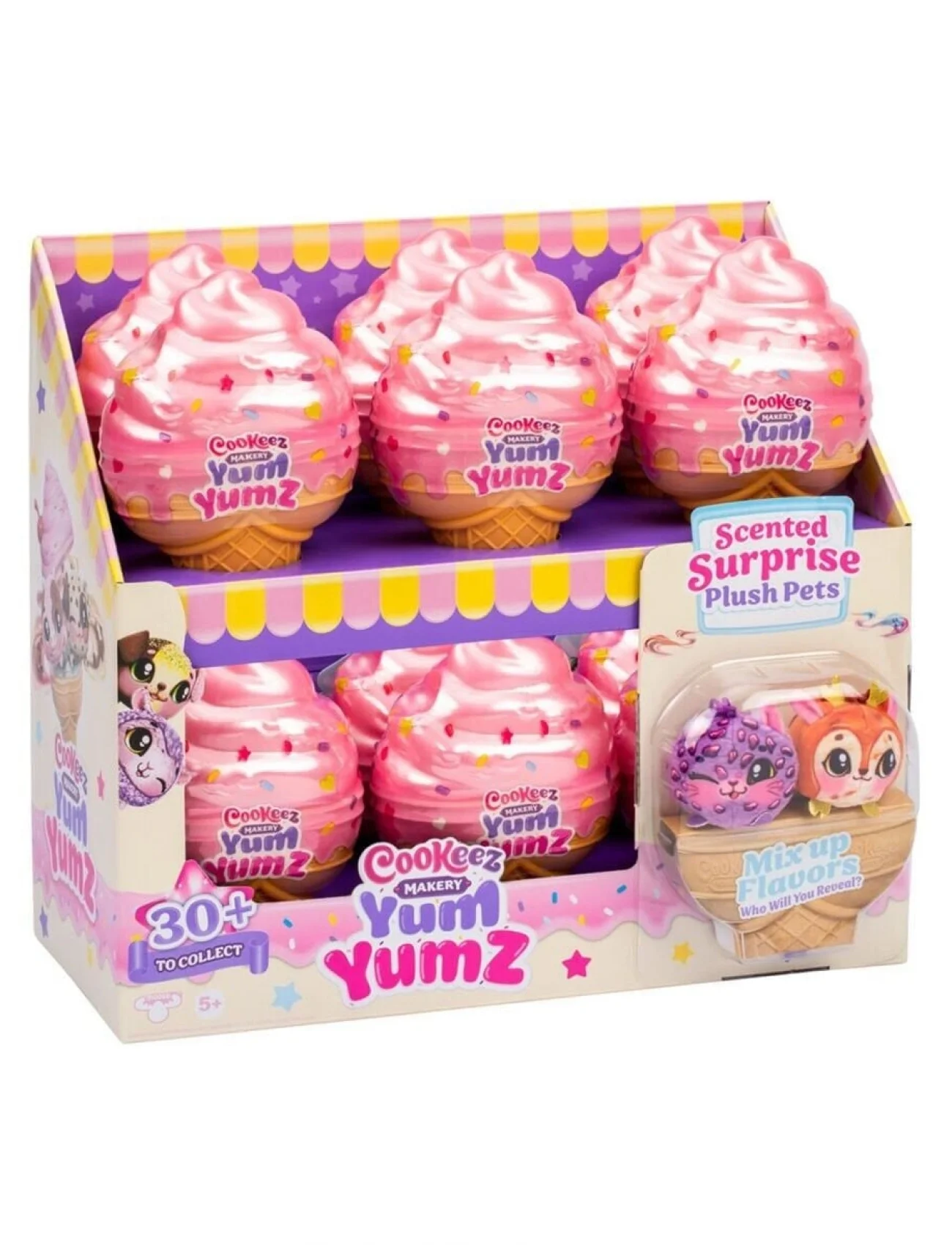 CKE05000 Cookeez Makery Yum Yumz Dondurma İkili Paket Kokulu Peluş