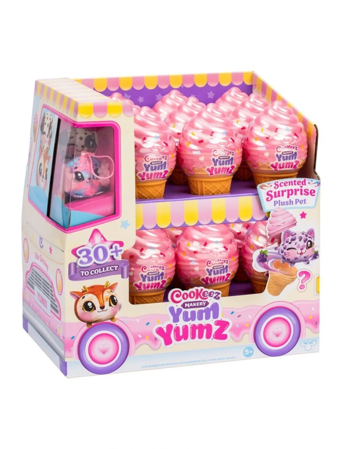 CKE07000 Cookeez Makery Yum Yumz Dondurma Tekli Paket Kokulu Peluş