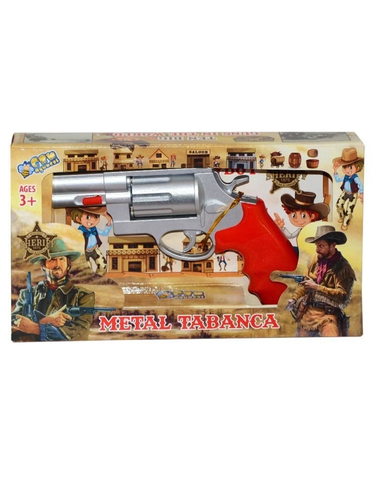 CN2002 Metal Kovboy Tabancası- Halit Can Oyuncak