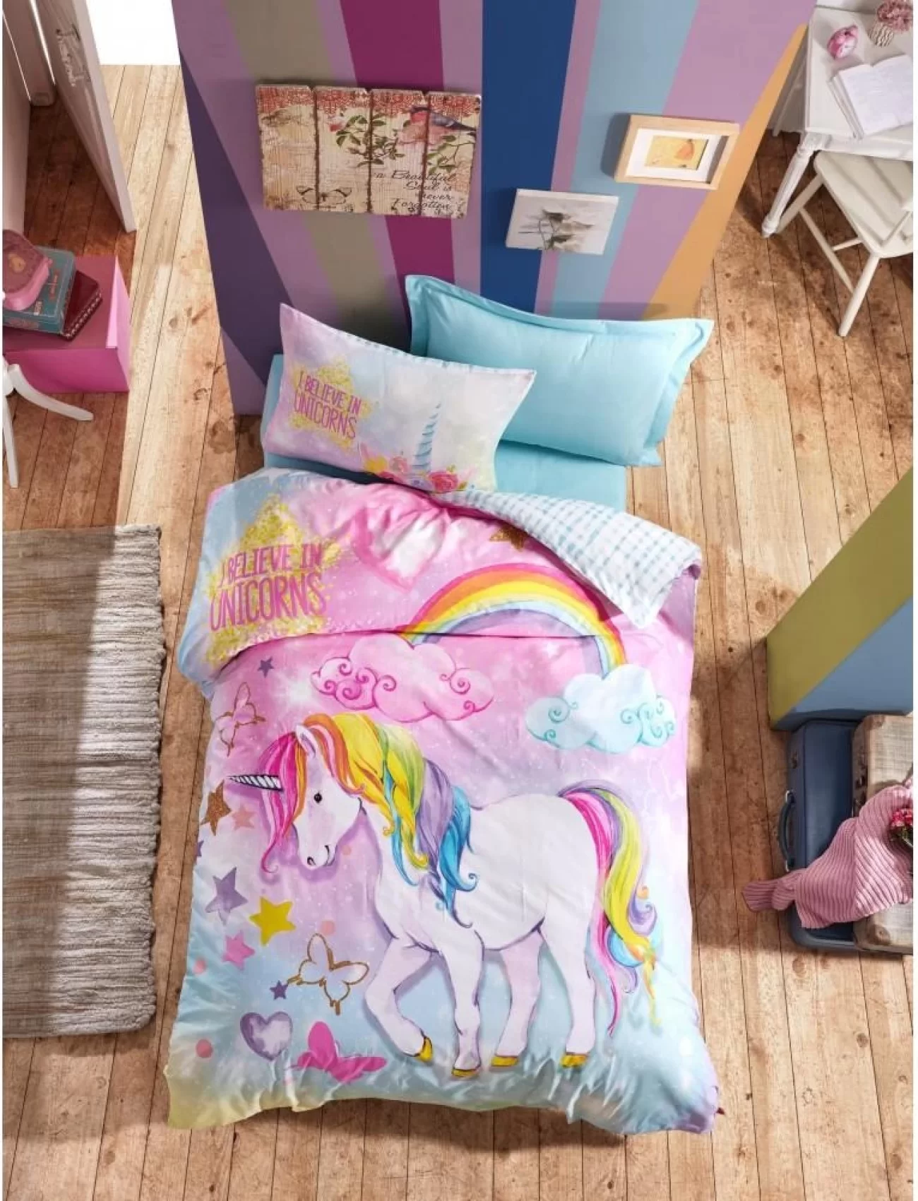 Cotton Box Junior Nevresim Takımı Tek Kişilik Dream Mint