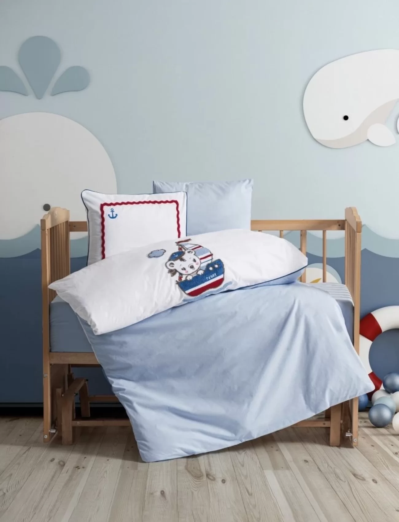 Cotton Box Punch Nakışlı Bebek Nevresim Takımı Miniyo