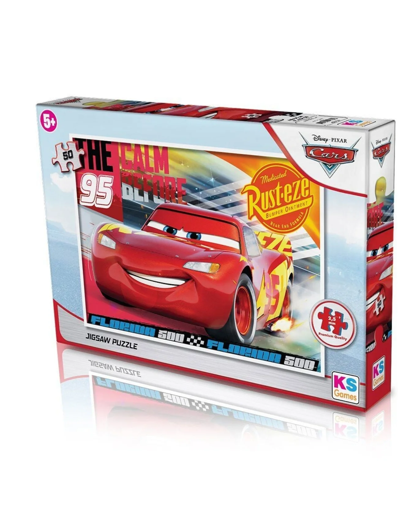 CR709 Cars 50 Parça Çocuk Puzzle -KS Puzzle