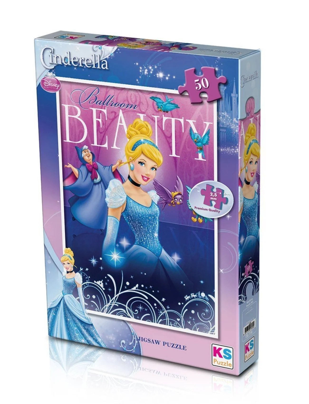CRL709 KS, Cinderella  50 Parça Çocuk Puzzle
