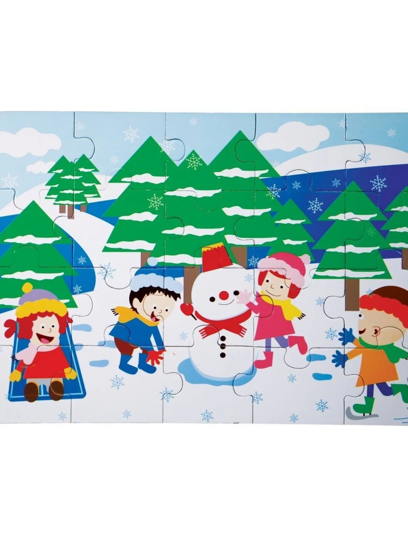 CS-1278 KIŞ AHŞAP YER PUZZLE