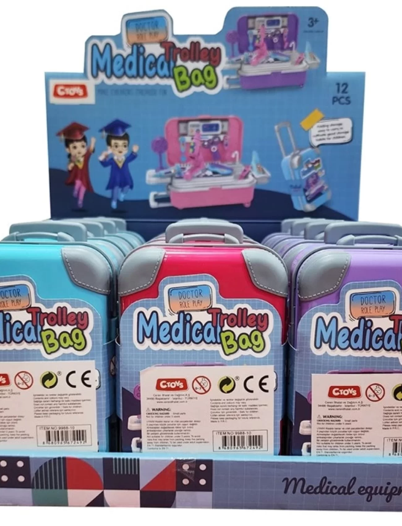 Ctoy Mini Çekçekli Doktor Çantası