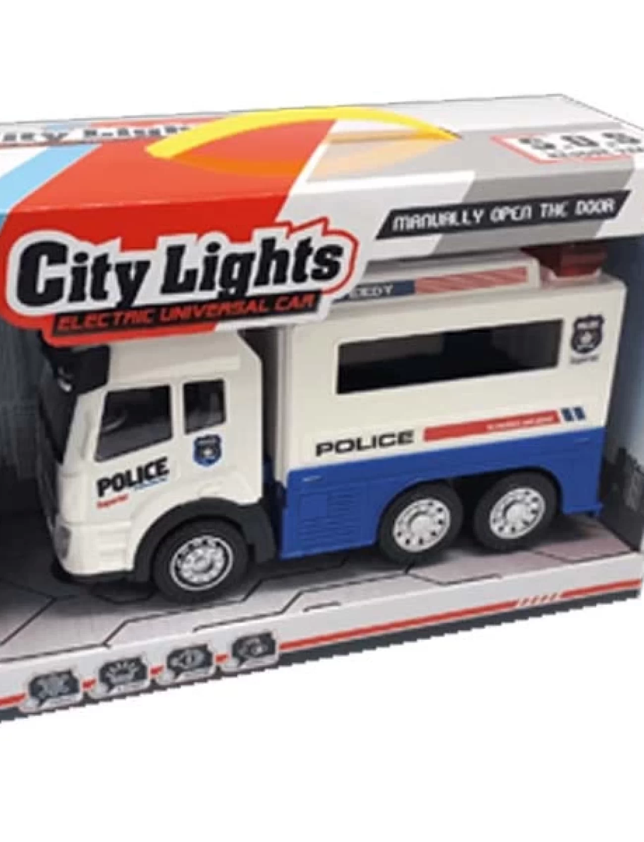 Ctoys Işıklı Ve Sesli Polis Kamyon