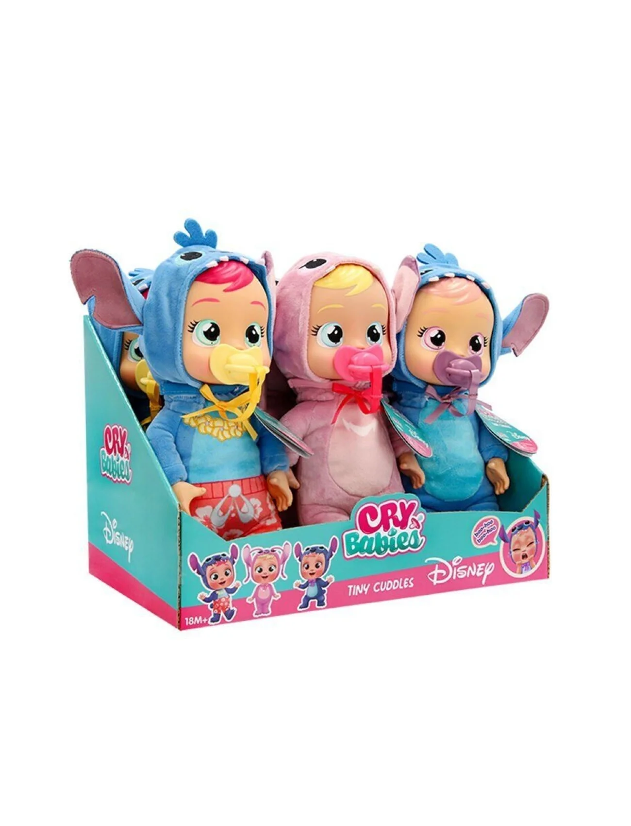 CYB77000 Cry Babies Ağlayan Yumuş Stitch Karakteri Kostümlü