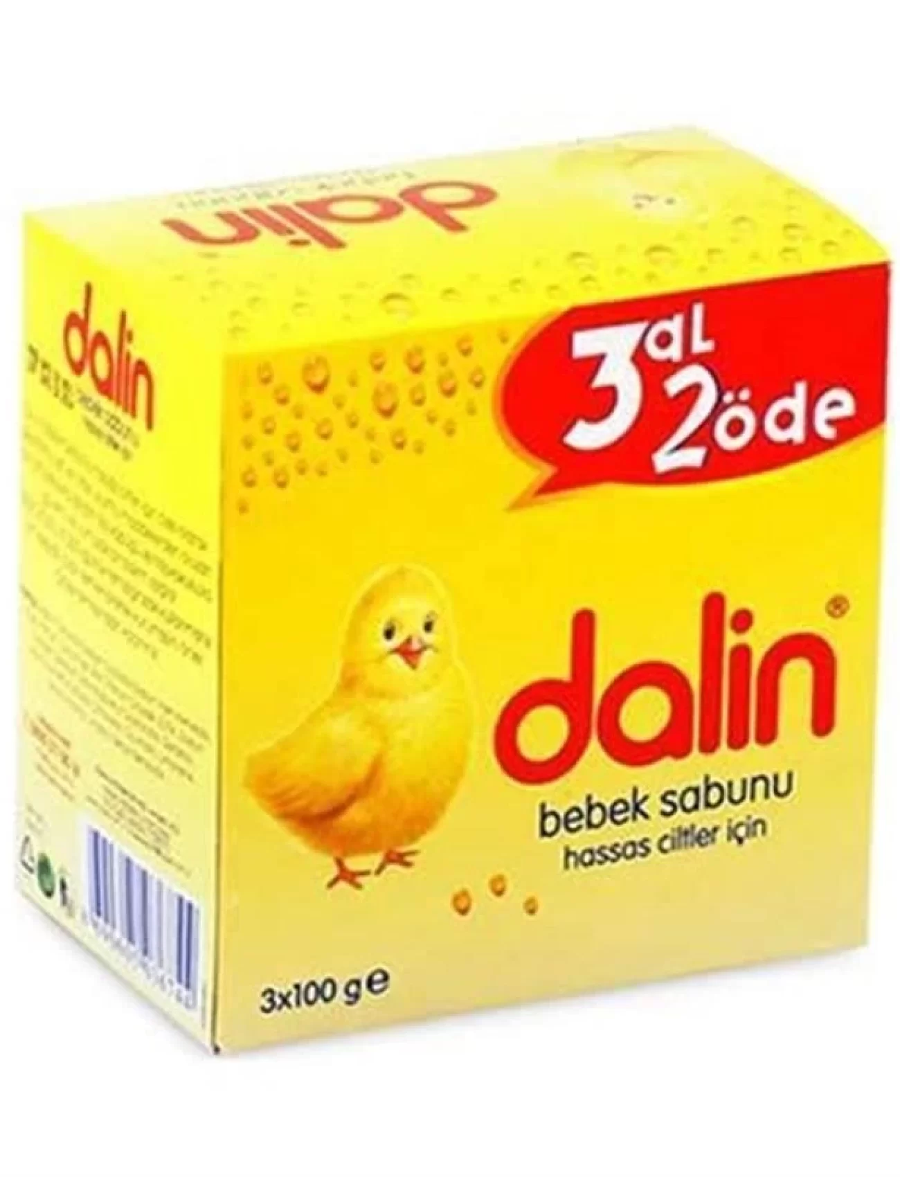 Dalin Bebek Sabunu Klasik 3Lü 3x100 Gr