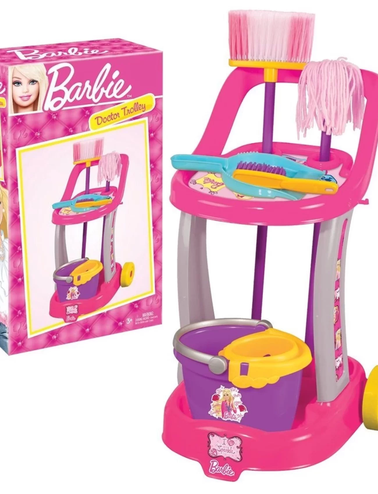 Dede Barbie Temizlik Arabası 01970