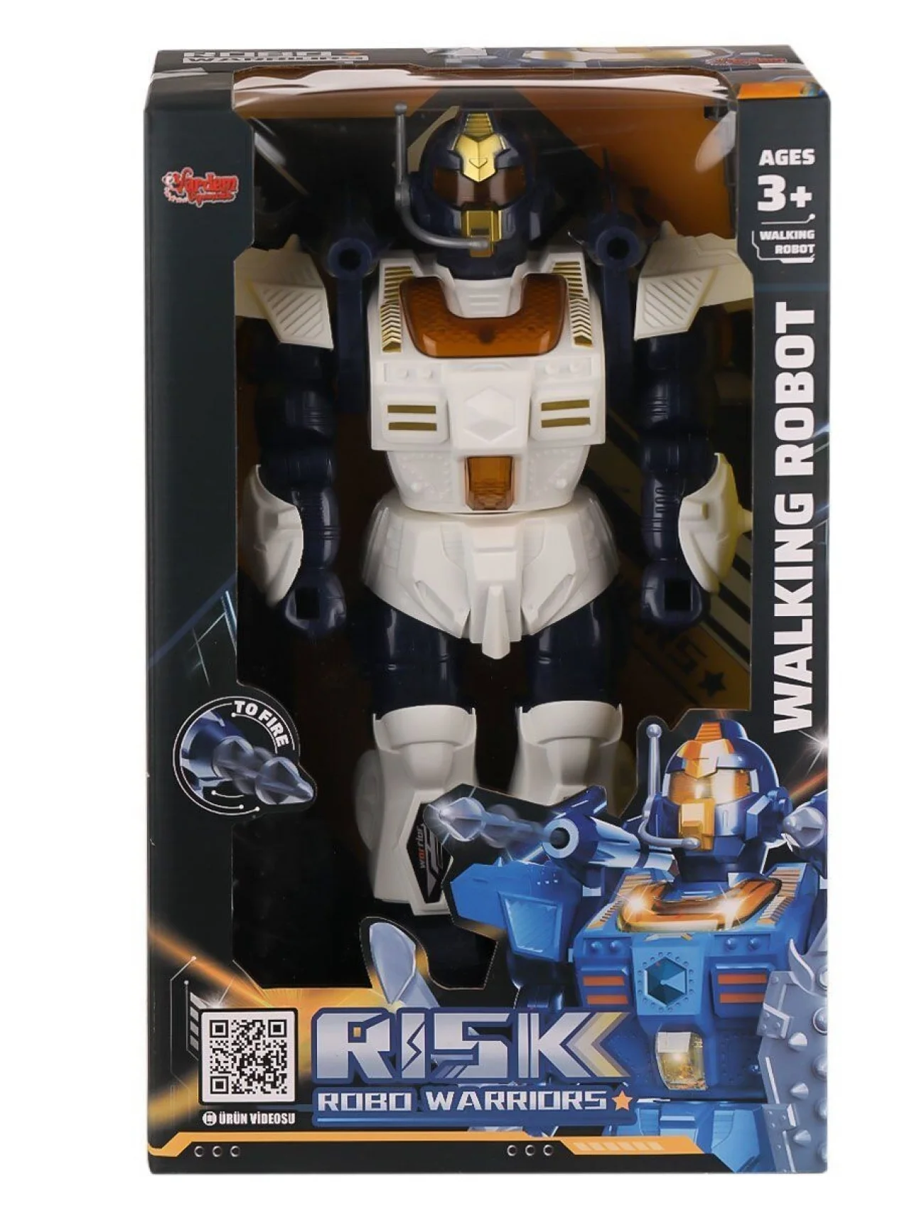 DF-6051 Işıklı ve Müzikli Roket Atan Robot- Vardem Oyuncak