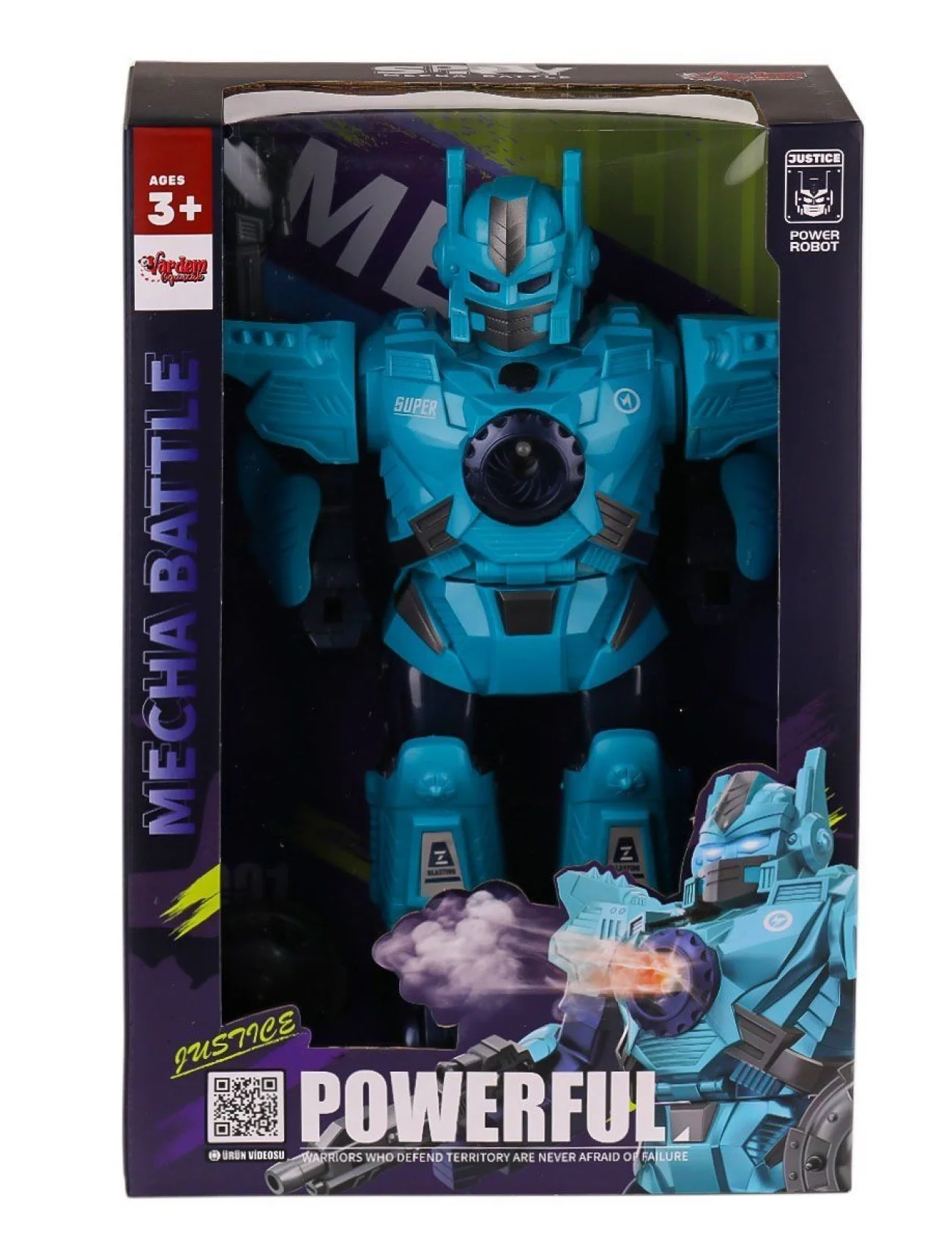 DF-6052 Işıklı ve Müzikli Buhar atan Robot -Vardem Oyuncak