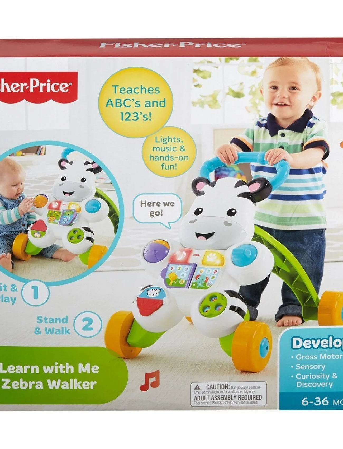 DLD80 Fisher-Price® Melodili Zebra Yürüteç