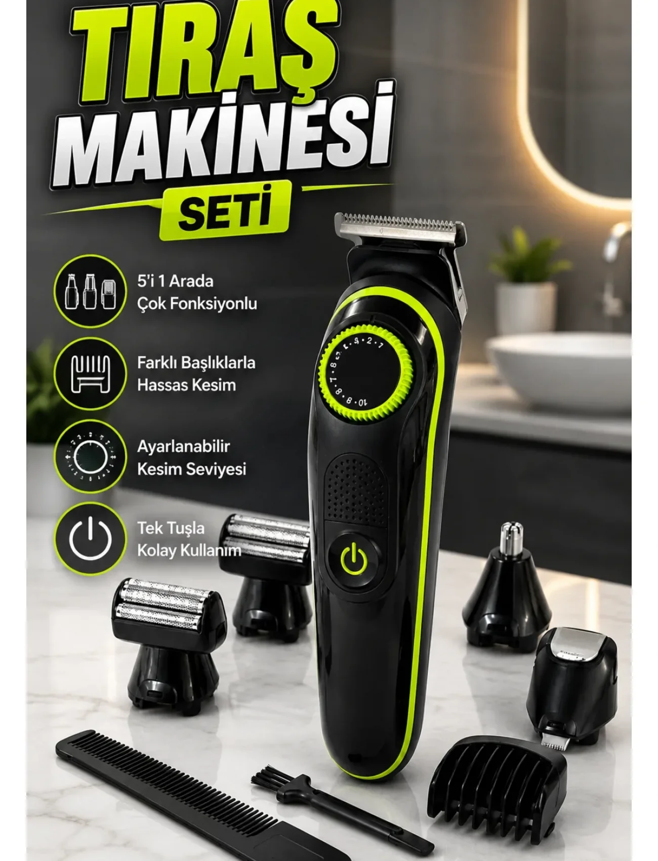 DLYN 7504 TIRAŞ MAKİNESİ SETİ