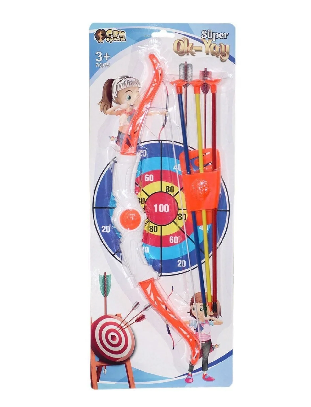 E3050 Kartela Süper Ok Yay Seti -Can
