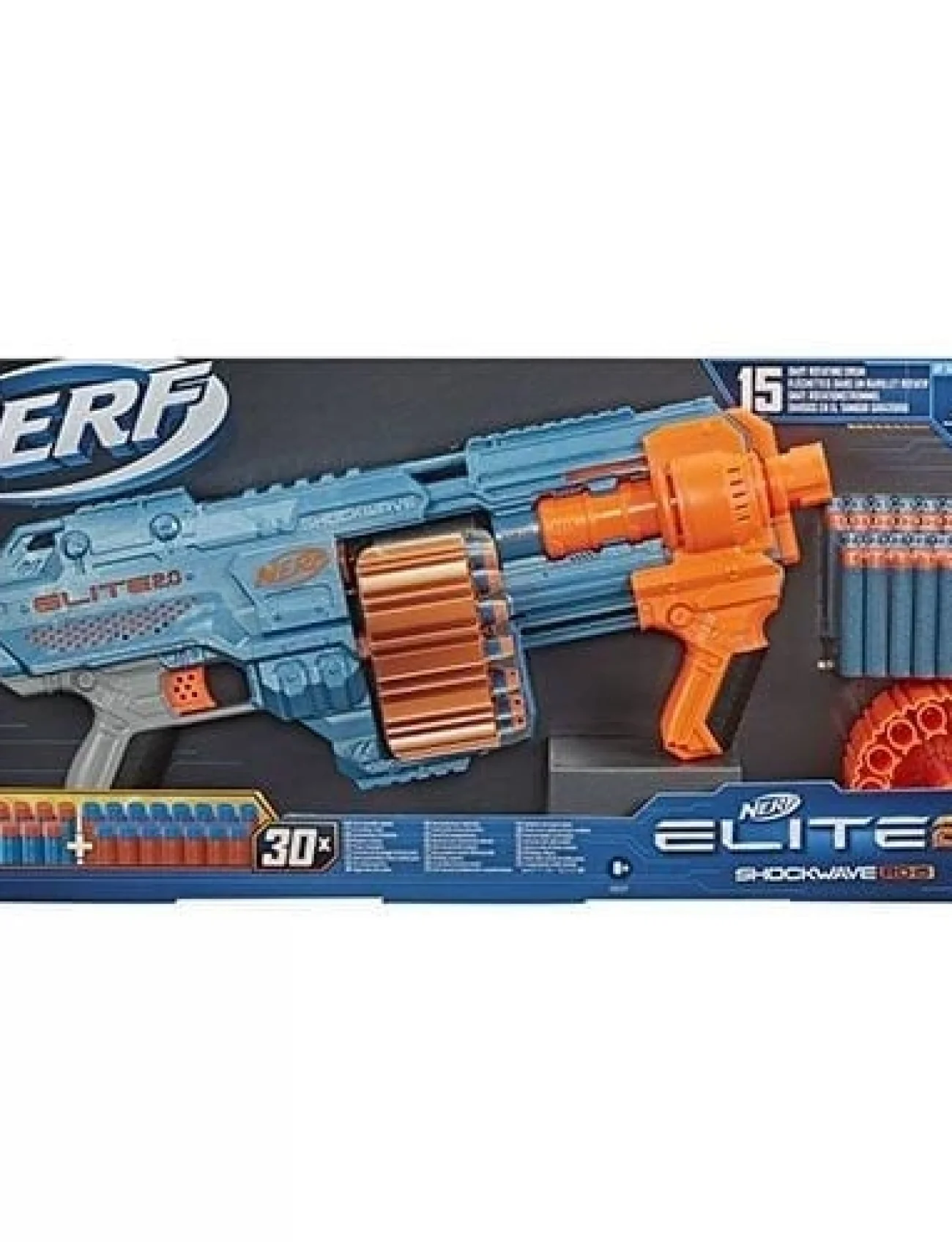 E9527 Nerf Elite 2.0 Shockwave RD-15 +8 yaş