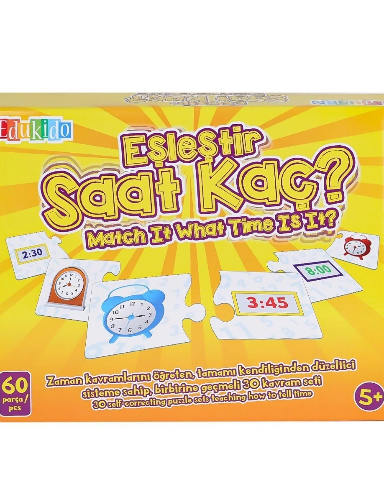 EDU-1016 Eşleştir Saat Kaç -Chiva