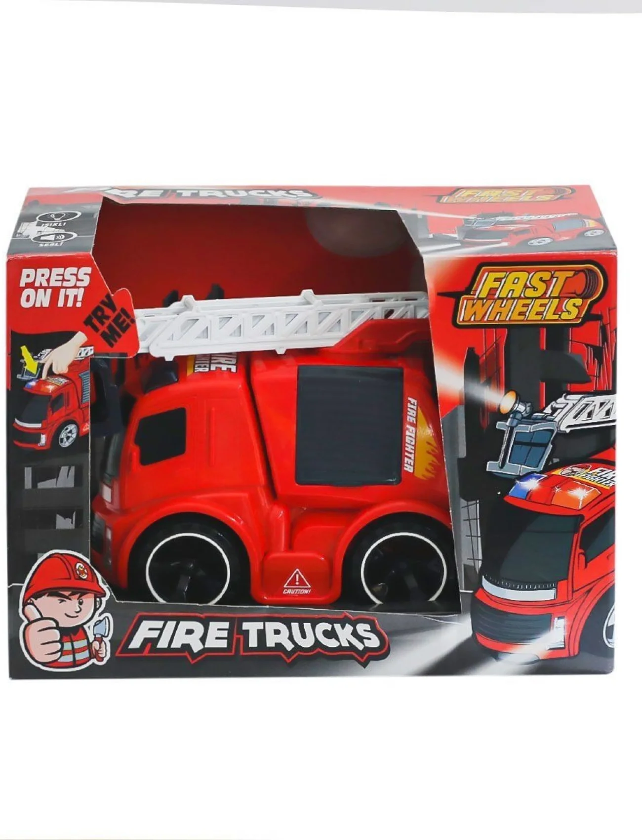 ER-243 Fast Wheels İtfaiye Kamyonu -Erdem Oyuncak