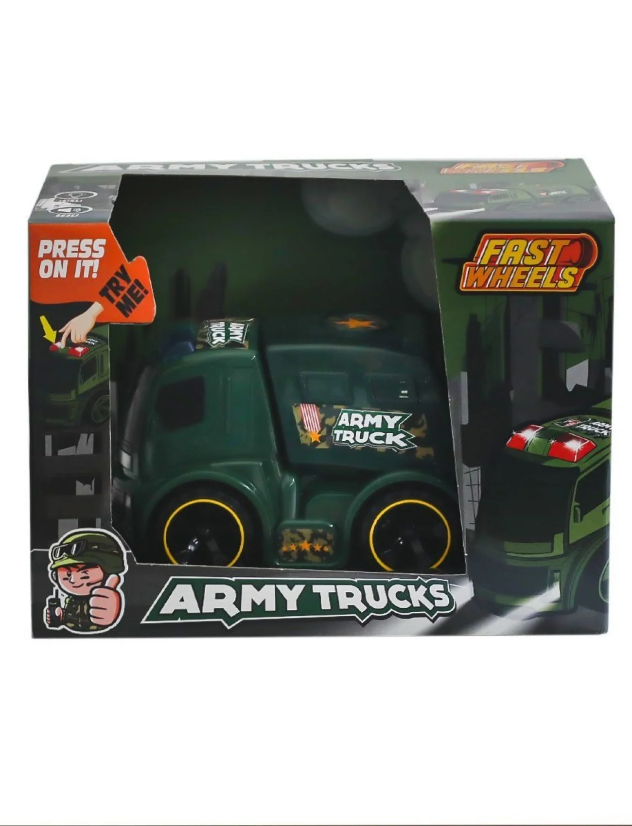 ER-246 Fast Wheels Asker Kamyonu -Erdem Oyuncak