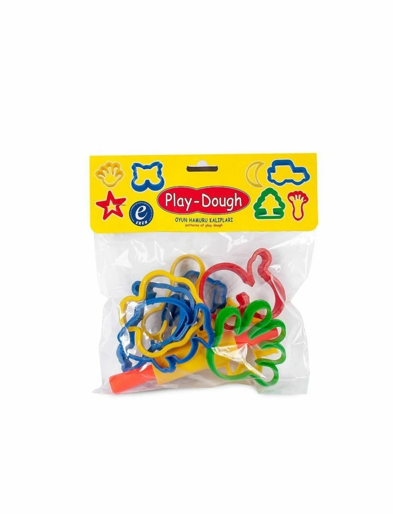 ERN-015 POŞETLİ OYUN HAMURU KALIPLAR BÜYÜK ŞEKİLLER