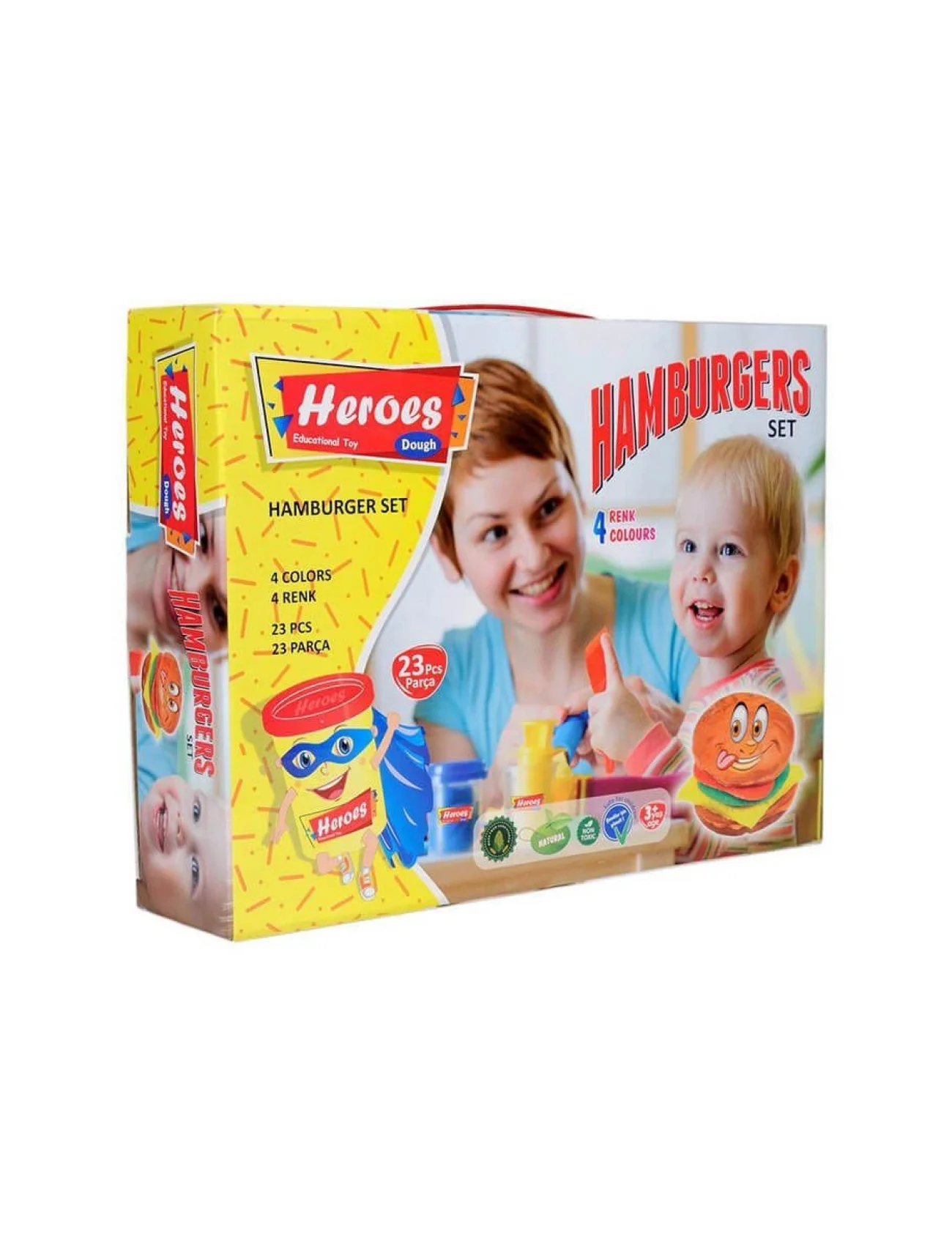 ERN-538 HEROES HAMBURGER OYUN HAMURU SETİ