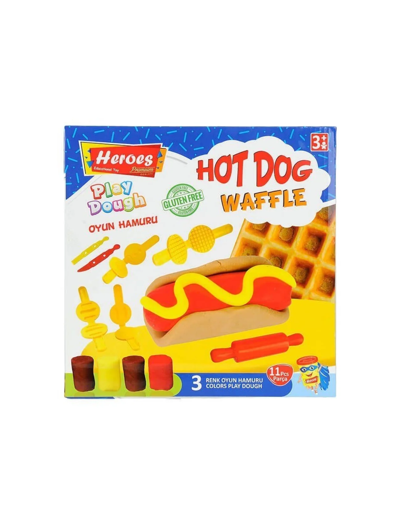 ERN-584 HEROES ORTA KUTULU BURGER OYUN HAMURU SETİ