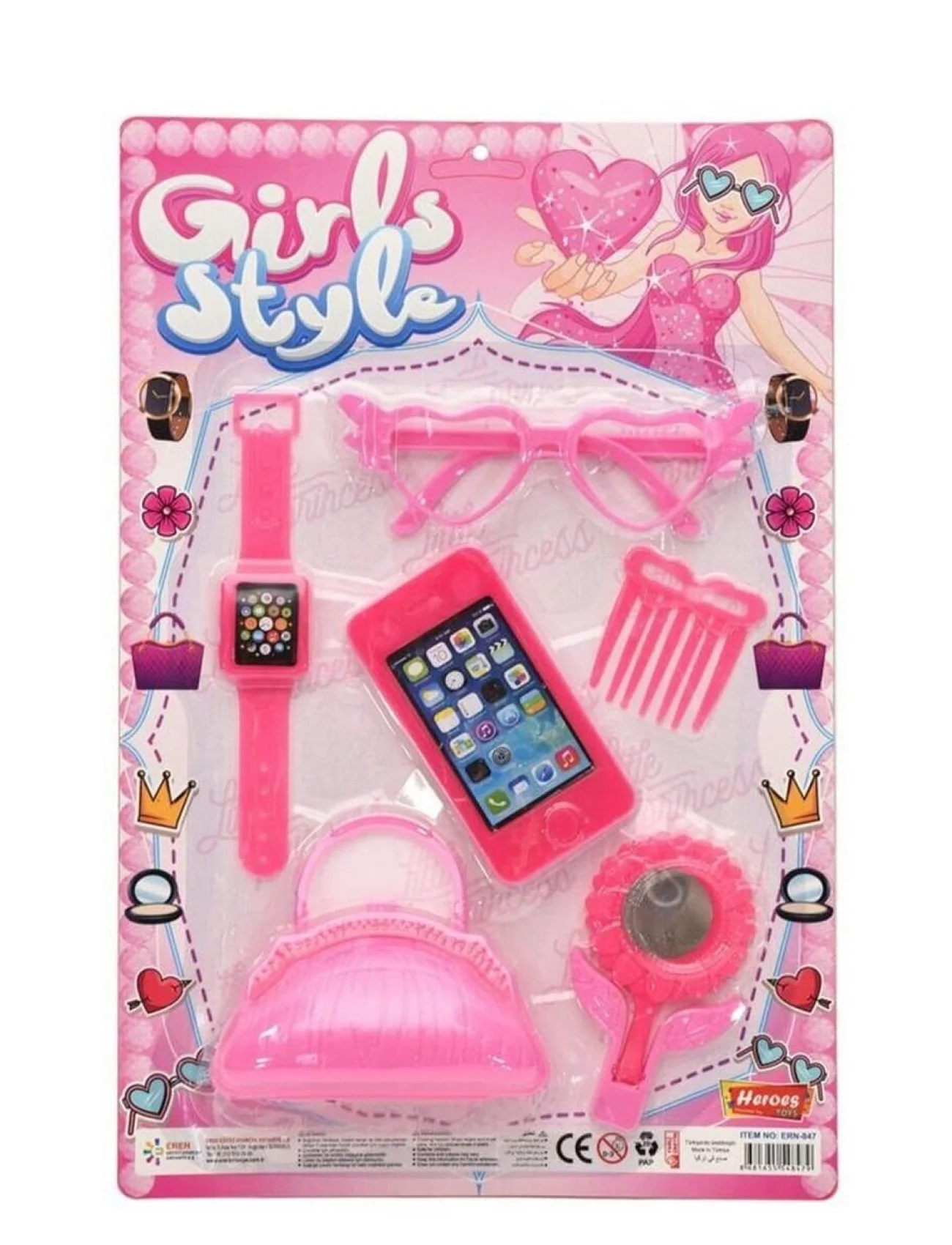 ERN-847 KARTELALI TELEFONLU GÜZELLİK SET