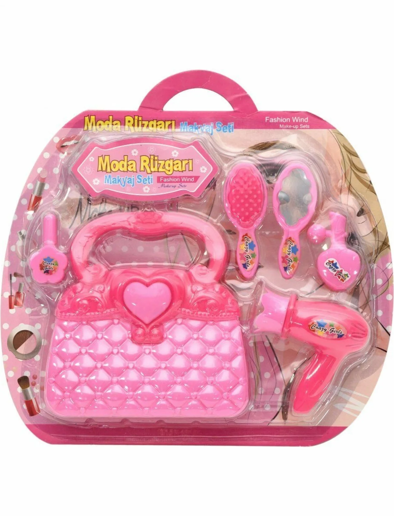 ERN-854 HEROES TOYS ÇANTADA OYUNCAK MAKYAJ SETİ