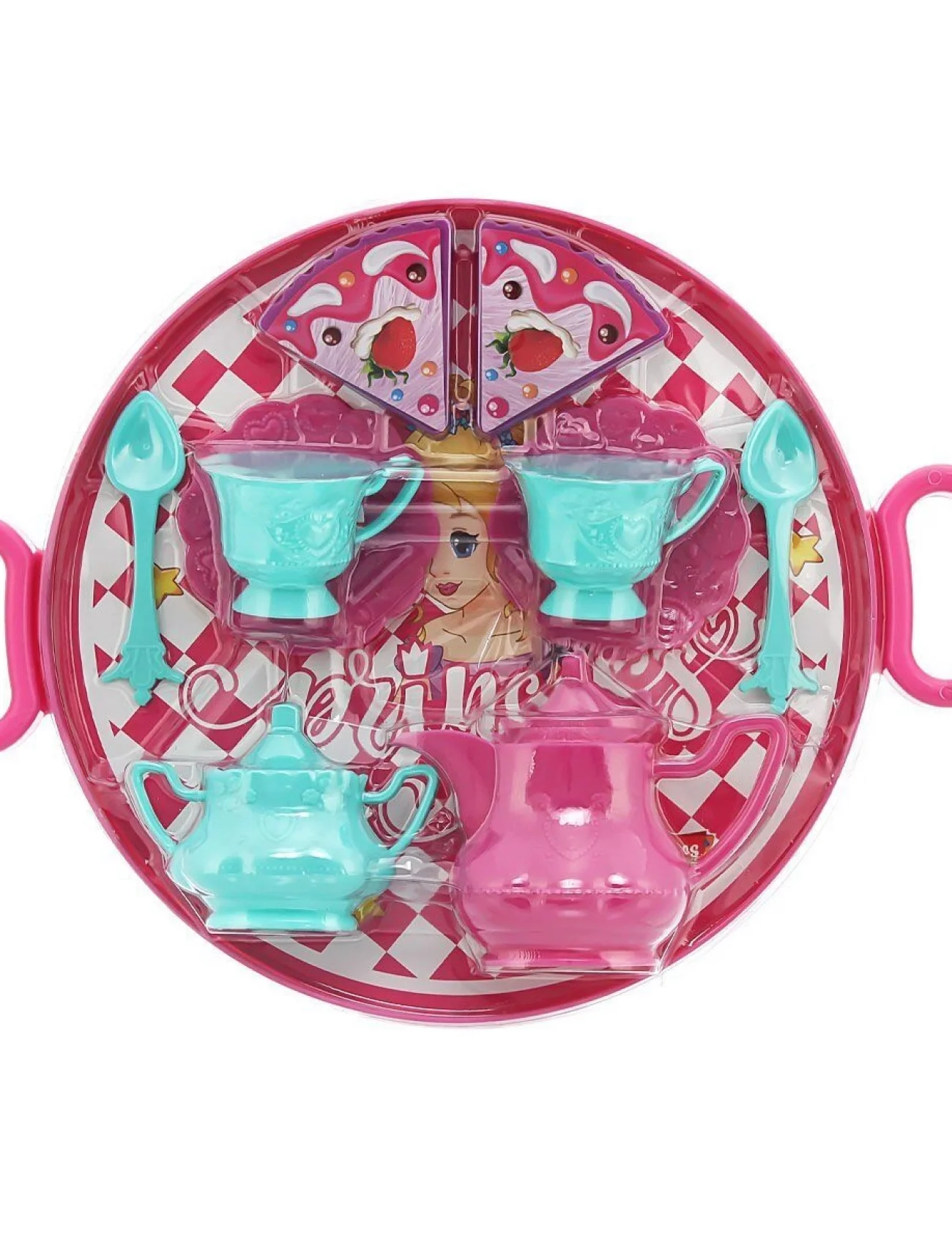 ERN-893 HEROES TOYS TEPSİLİ ÇAY VE KEK SETİ