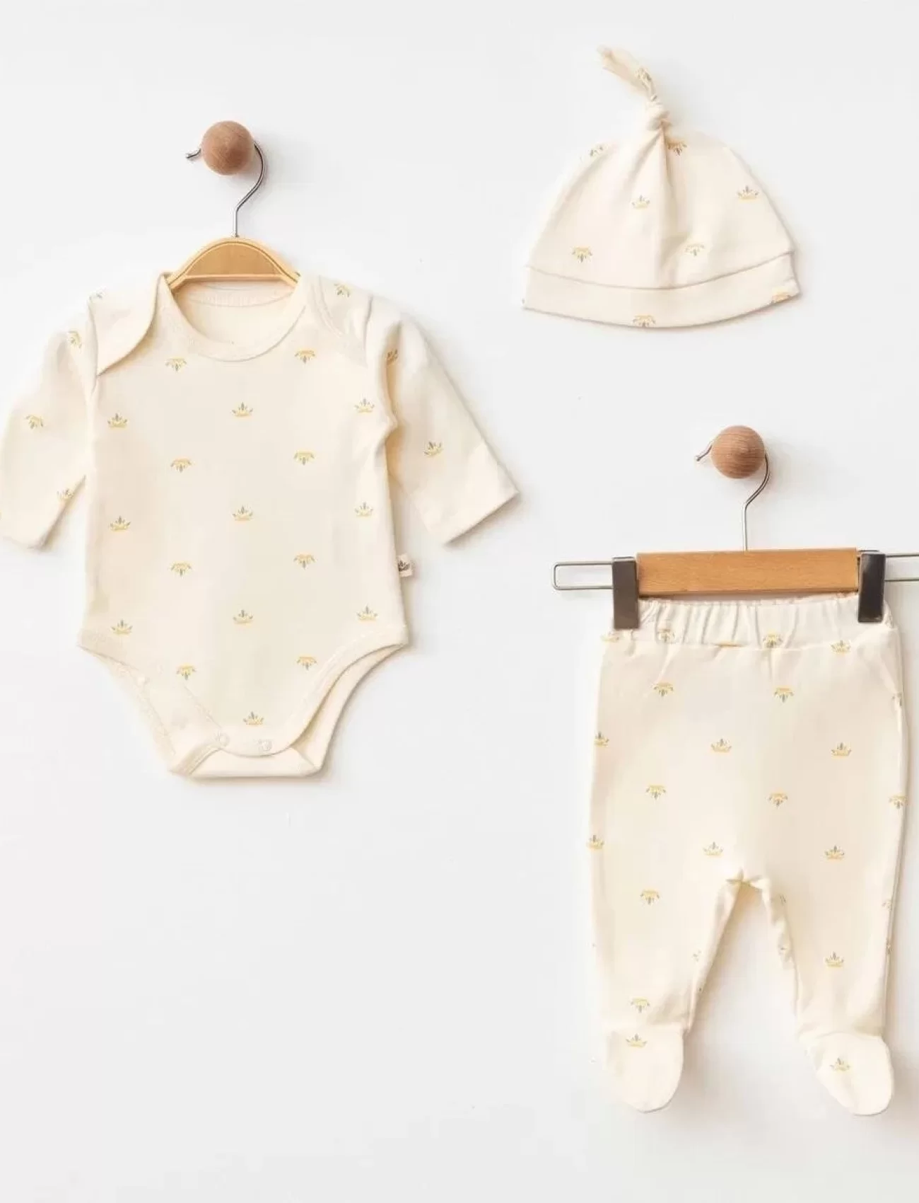 Eslenza Baby 3lü Zıbın Takım 0038 Bej