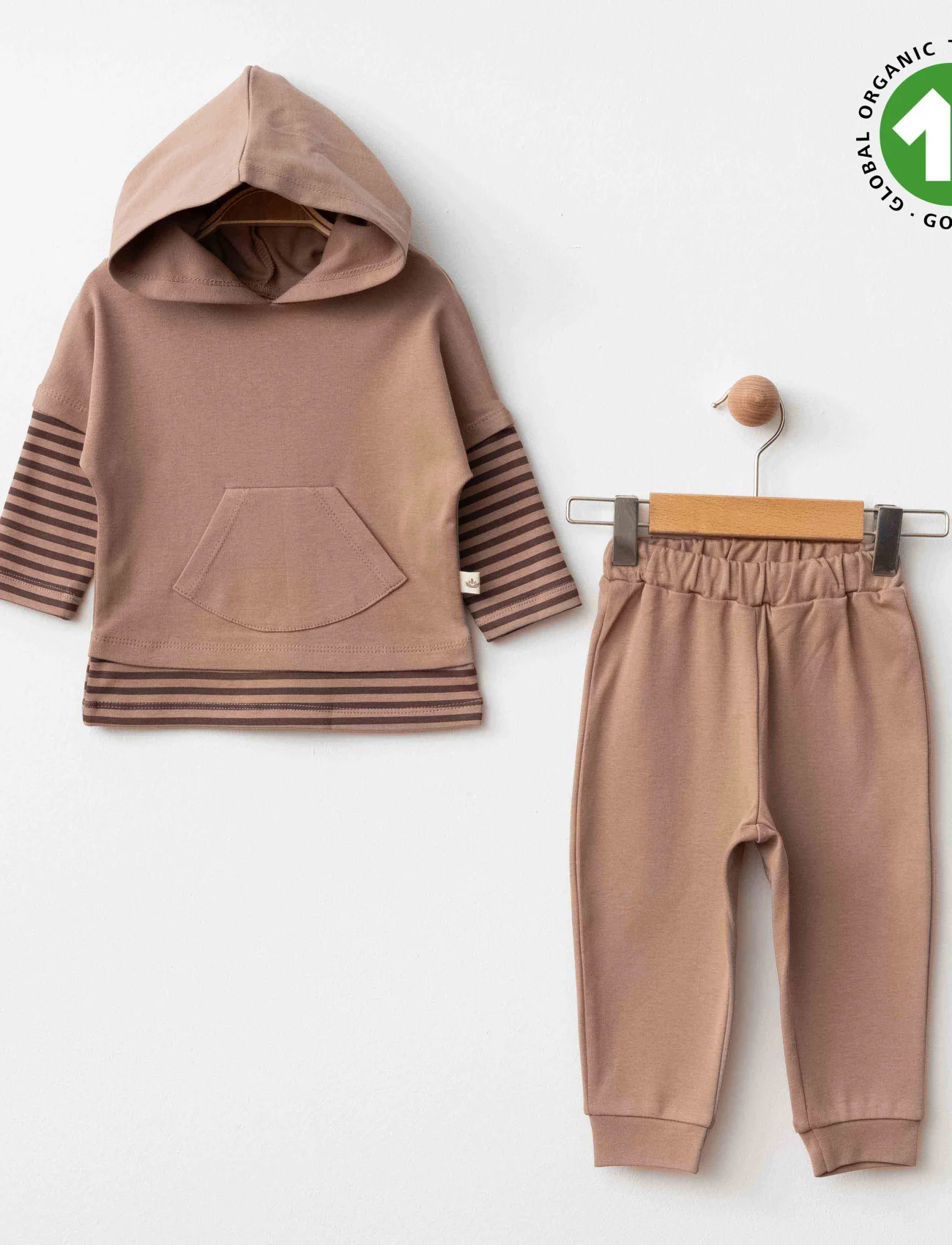 Eslenza Baby Organik 2li Takım 0051 Kahve
