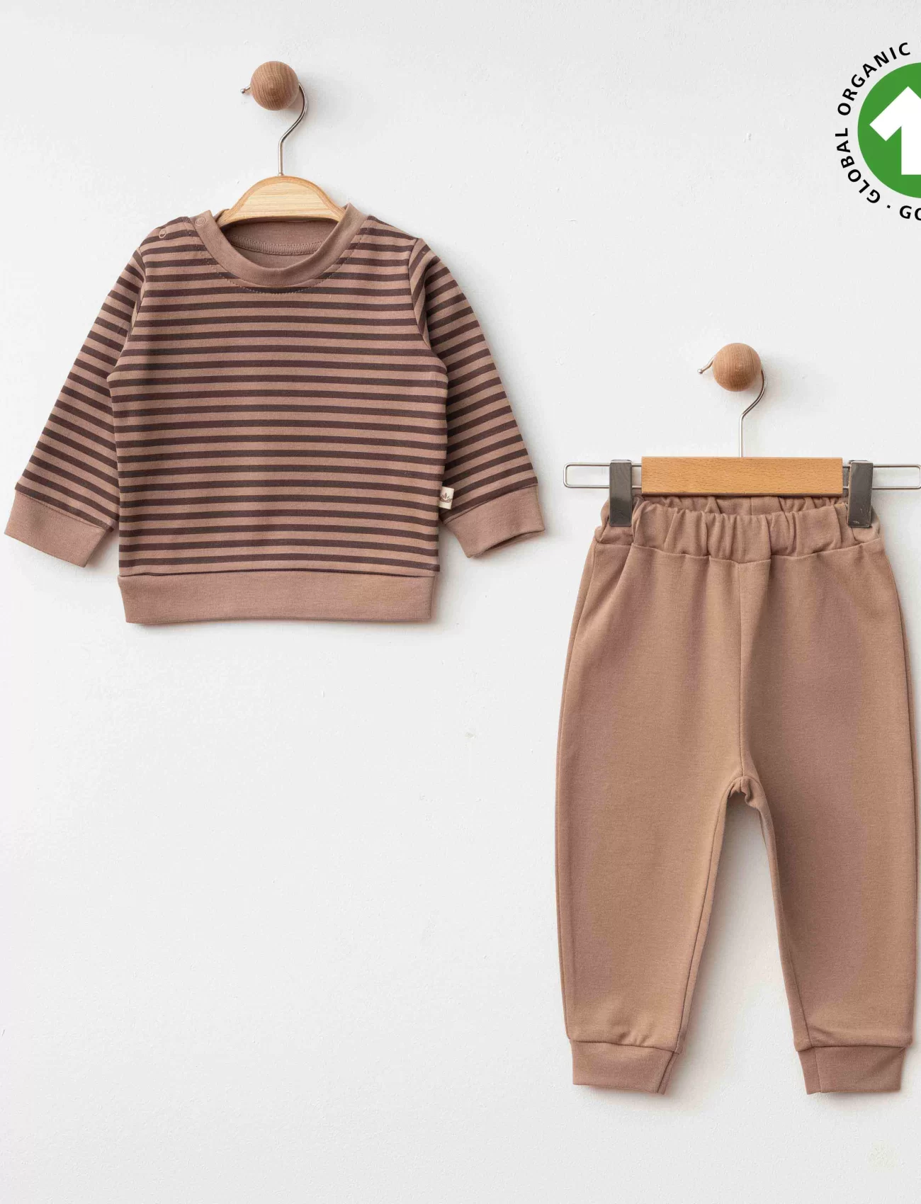 Eslenza Baby Organik 2li Takım 0054 Kahve