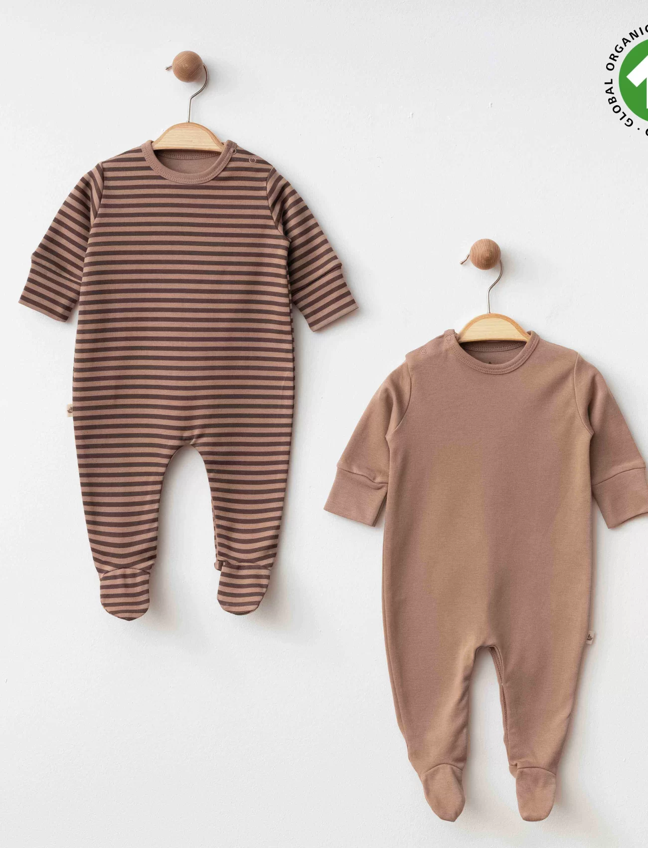 Eslenza Baby Organik 2li Tulum 0048 Kahve