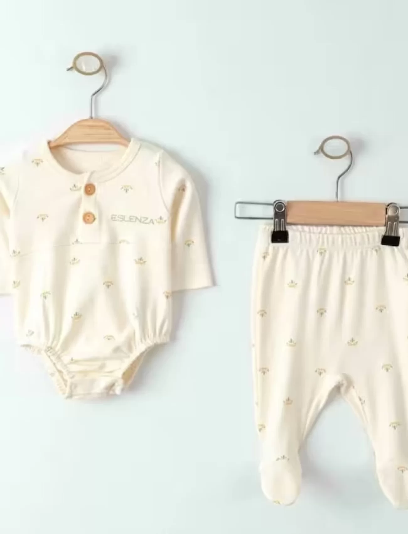 Eslenza Baby Zıbın Takım 0002 Bej