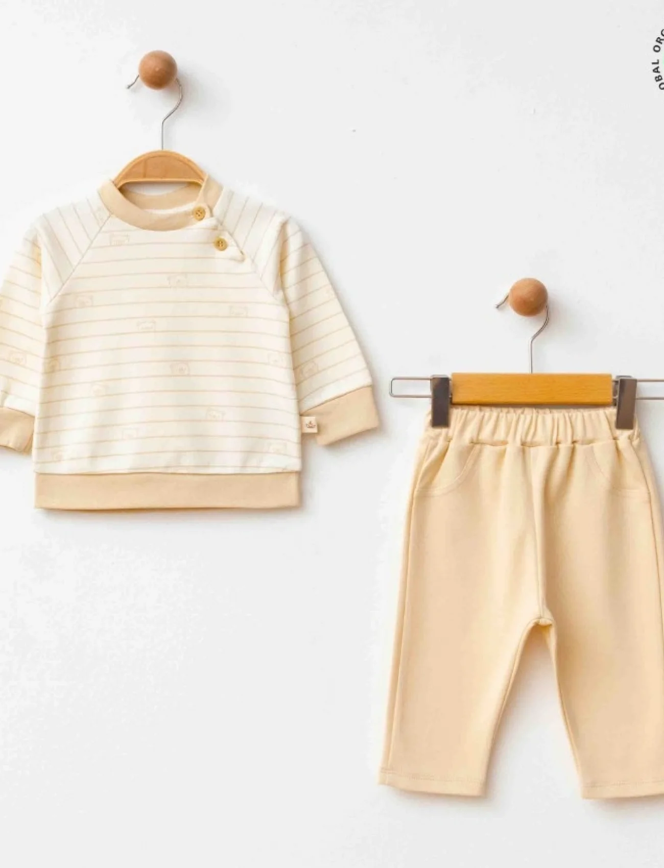 Eslenza Organik 2li Takım 2226 Krem