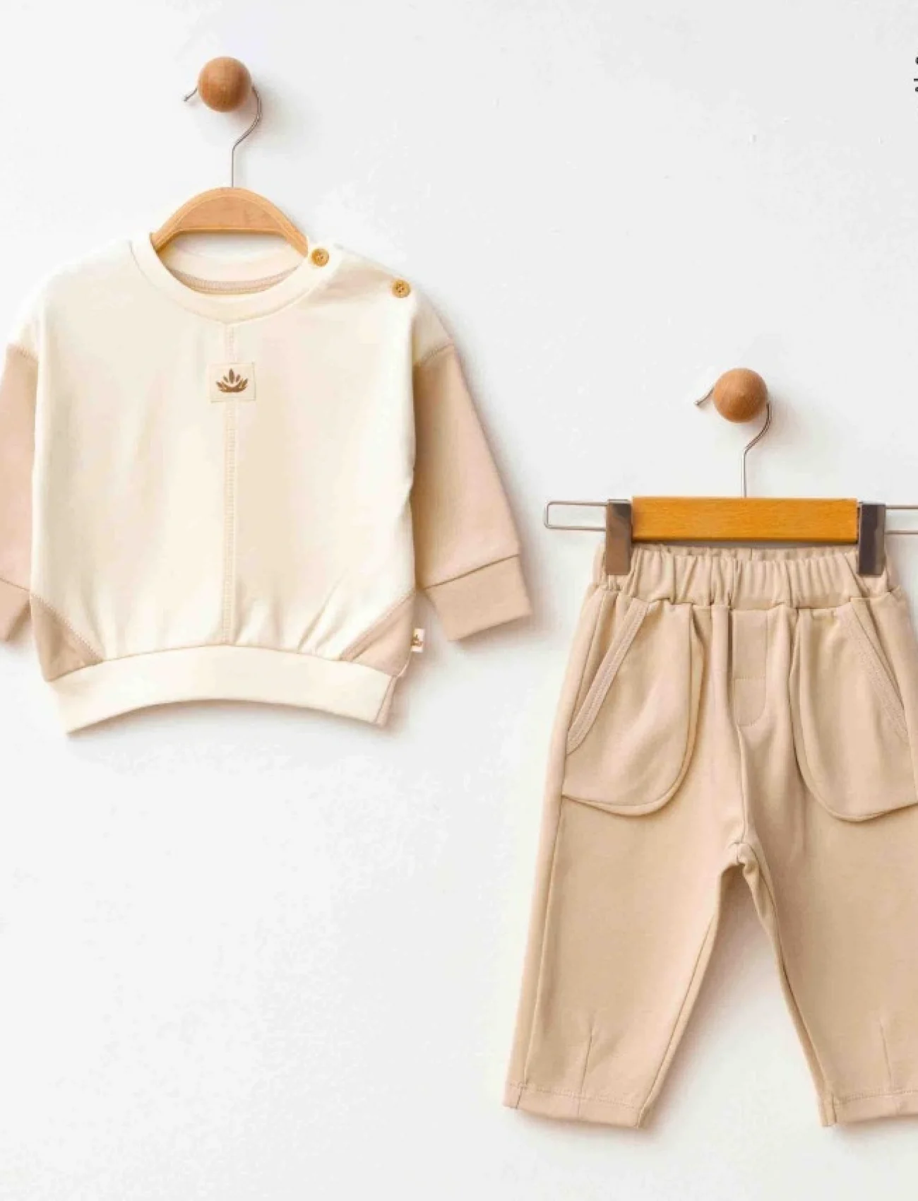 Eslenza Organik 2li Takım 2233 Kahve