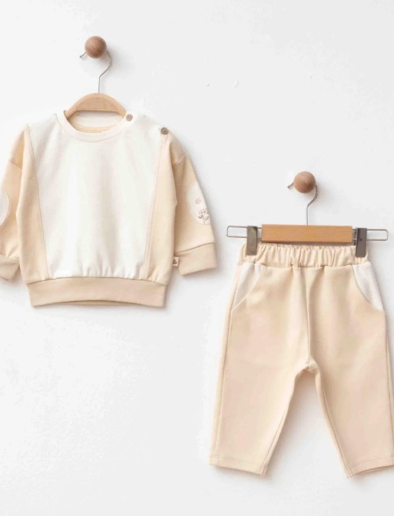 Eslenza Organik İkili Takım 2244 Bej