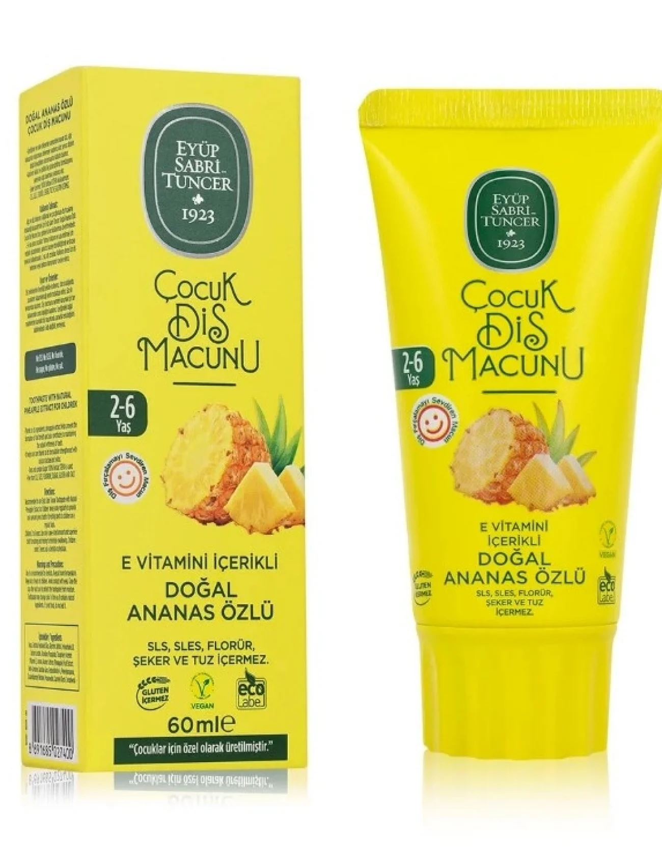 Eyüp Sabri Tuncer Çocuk Diş Macunu 60 Ml Ananas