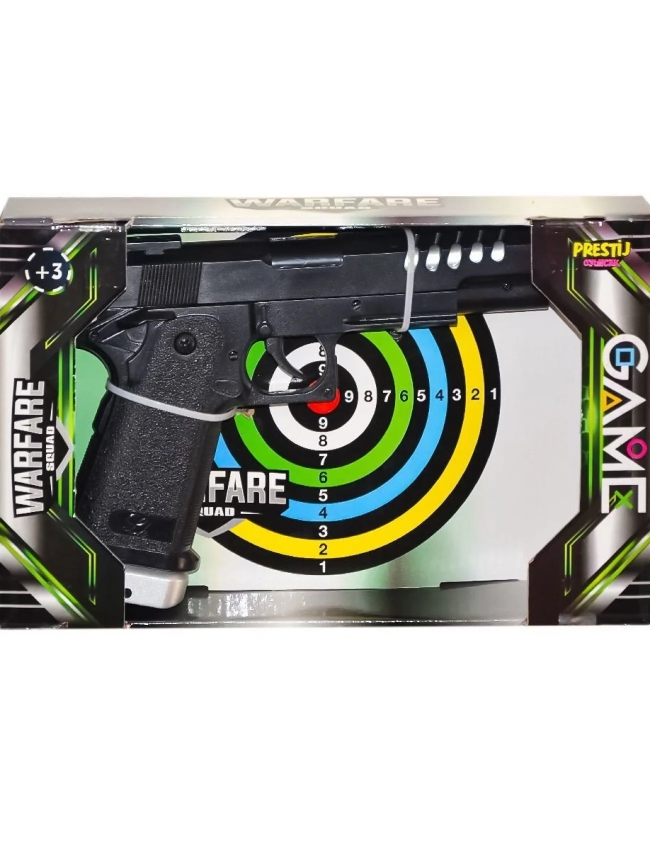 FAB 1702 Pilli Lazerli Silah Oyuncak -Prestij