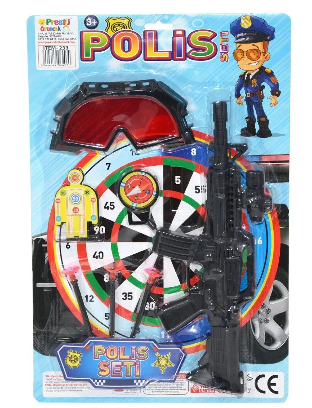 FAB 233 Hedefli Polis Oyun Seti -Prestij