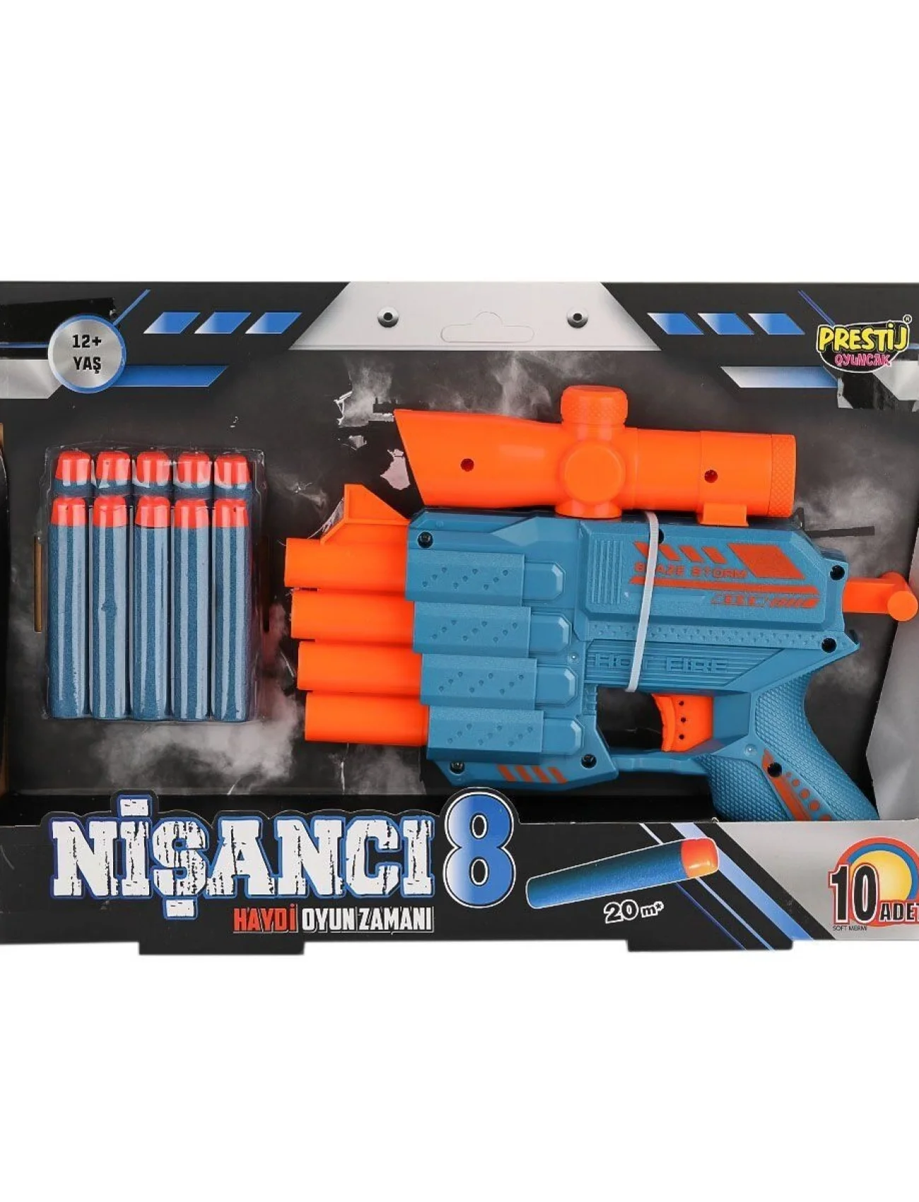 FAB 5757 4 Ağızlı Dart Atıcı Silah -Prestij Oyuncak